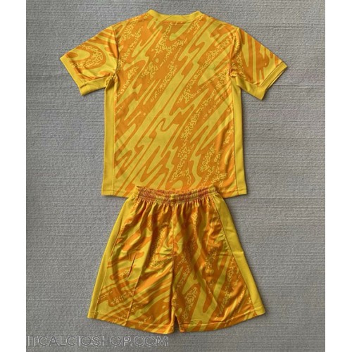 Portogallo Portiere Prima Maglia Bambino Europei 2024 Manica Corta (+ Pantaloni corti)